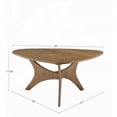 thumbnail image 6 of Mid-century Modern Triangle Wood Coffee Table for Living Rooms, 6 of 9