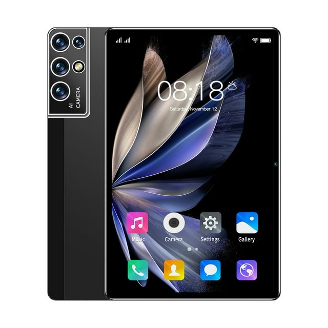 Pisexur Electronics para hombres: tableta de 10.1 pulgadas completamente nueva, pantalla HD de 2+16 GB de grosor (WiFi de 2.4 GB/5 GB, 256 GB), tableta para juegos de aprendizaje, video y oficina, co