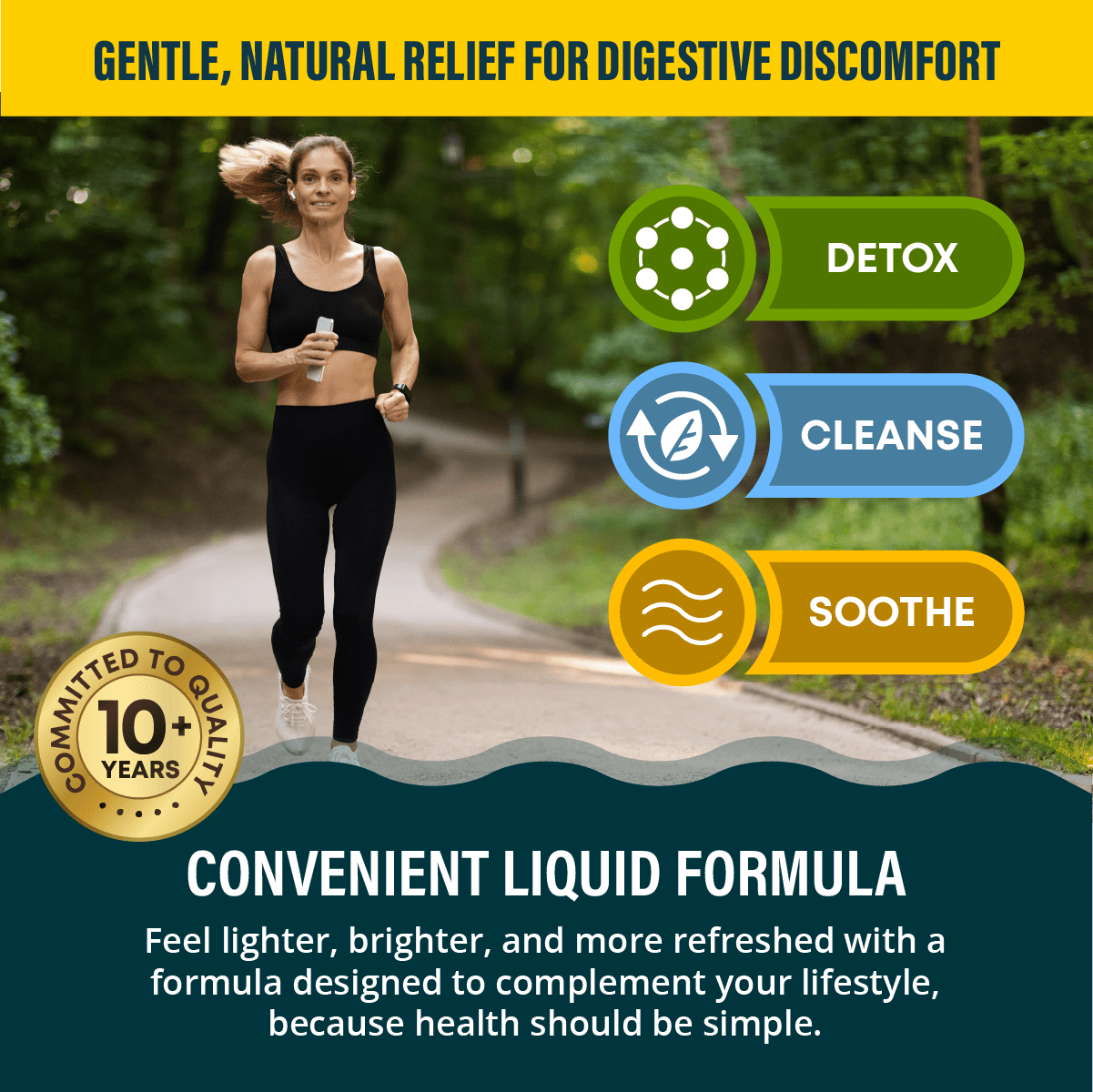 Rejuvica Health IntestiClear - Intestinal Cleanse Support - Contains Wormwood, Black Walnut, Ginger and More