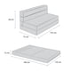 thumbnail image 4 of Sillón Plegable Matrimonial Atlas Gris Claro + Cama para Perro y Peluche de Oso, 4 of 5