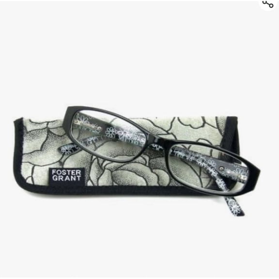 Foster Grant Women's Kay Reading Glasses W/Case New 1.00