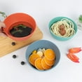 thumbnail image 5 of Zhuge 4 PCS Cereal Bowls, Unbreakable Wheat Straw Bowls for Salad, Rice, Soup, Ice Cream, Noodles, Camping，Blue, 5 of 5