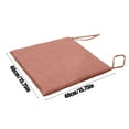 thumbnail image 3 of Seat Cushion Outdoor,Square Floor Cushions,AZXY 16x16in Chair Cushions for Kitchen Chairs,Cotton and Linen Seat Cushions for Dining Room Patio Office ,Coffee, 3 of 6