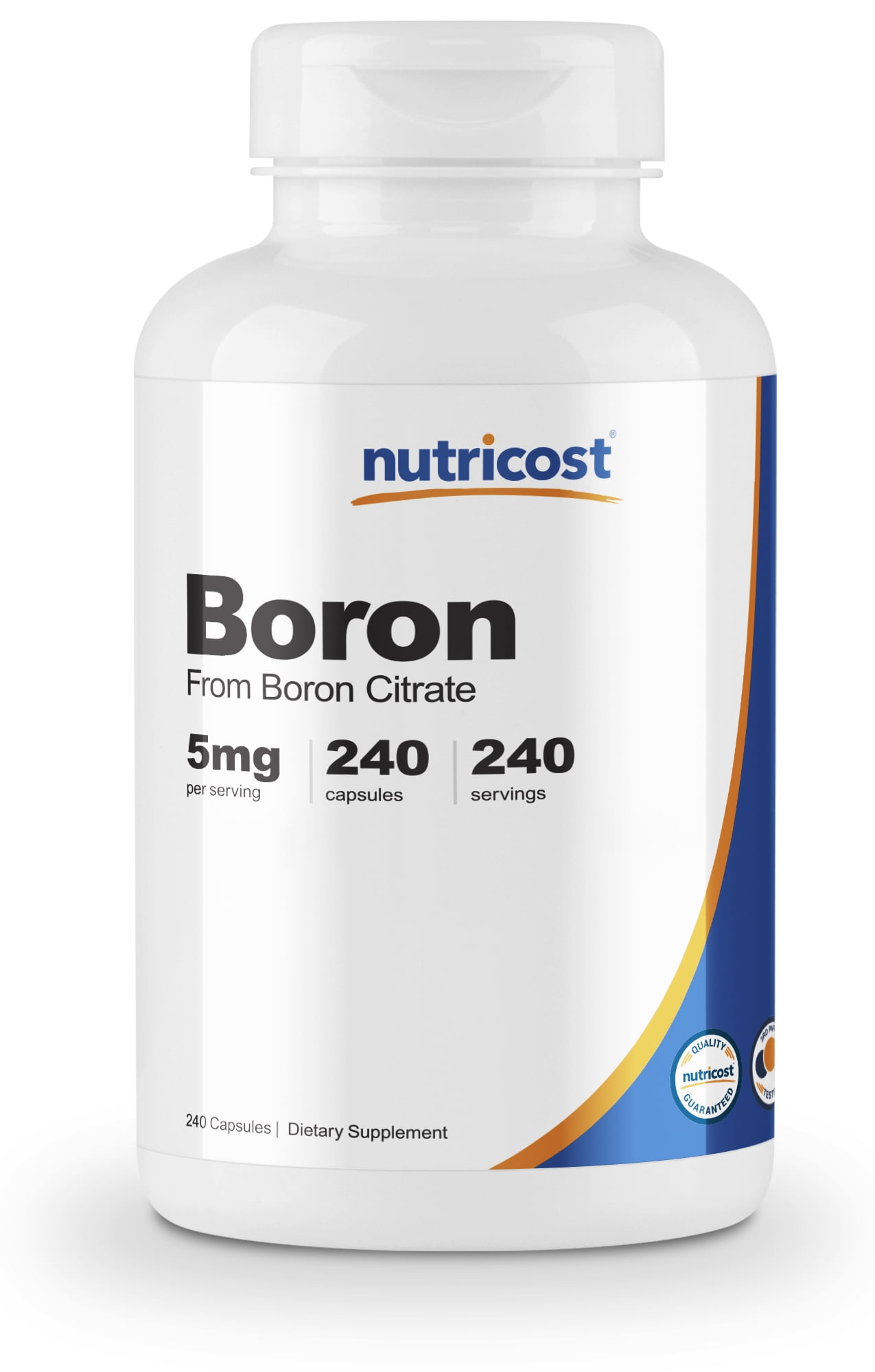 Nutricost Boron Capsules 5mg Per Serving (240 Veggie Capsules) Helps