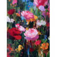 thumbnail image 1 of Qisvanset Meadow Fluffy Cat Canvas Print 12x16 Inch Hallway Art, 1 of 8