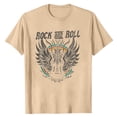 thumbnail image 4 of Rock and Roll Graphic Tees for Men 2026 Summer Casual Short Sleeve Crewneck Rock Music Lover T Shirts Streetwear, 4 of 4