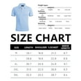 thumbnail image 5 of Geeksport Polo Shirts for Men Short Sleeve Solid Color Causal Collared Golf Tennis T-Shirt Men's Golf Polo Shirts Business Polo Shirts sky blue 2XL, 5 of 8