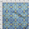 thumbnail image 3 of oneOone Silk Tabby Indigo Blue Fabric Block Sewing Material Print Fabric By The Yard 42 Inch Wide-PW, 3 of 6