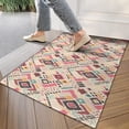 thumbnail image 4 of Pink Boho Bohemia Geometric Diamonds Pattern Door Rugs,Washable Non Slip Door Mats Indoor,Decorative Door Mats,Entry Mat Indoor for Entrance,Bedroom,Kitchen,Bathroom,17"x30", 4 of 6