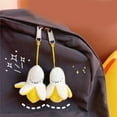 thumbnail image 6 of Banana Plush Keychain Toy Doll for Women Men Kids Handmade Keyring Accessory Backpack Accessories Birthday Gifts, 6 of 15