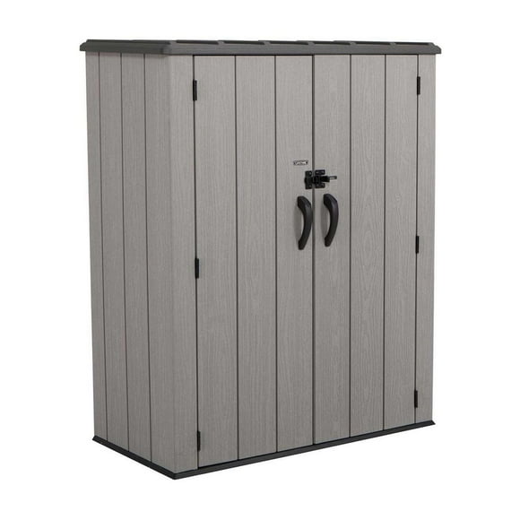 LIFETIME - Remise verticale de 53 pieds cubes avec finition Rough Cut