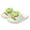White, variant on Djtdsds Kids Dinosaur Slide Sandals Soft Non- Open-Toe Slippers Color:White,Size:4-4.5 Years