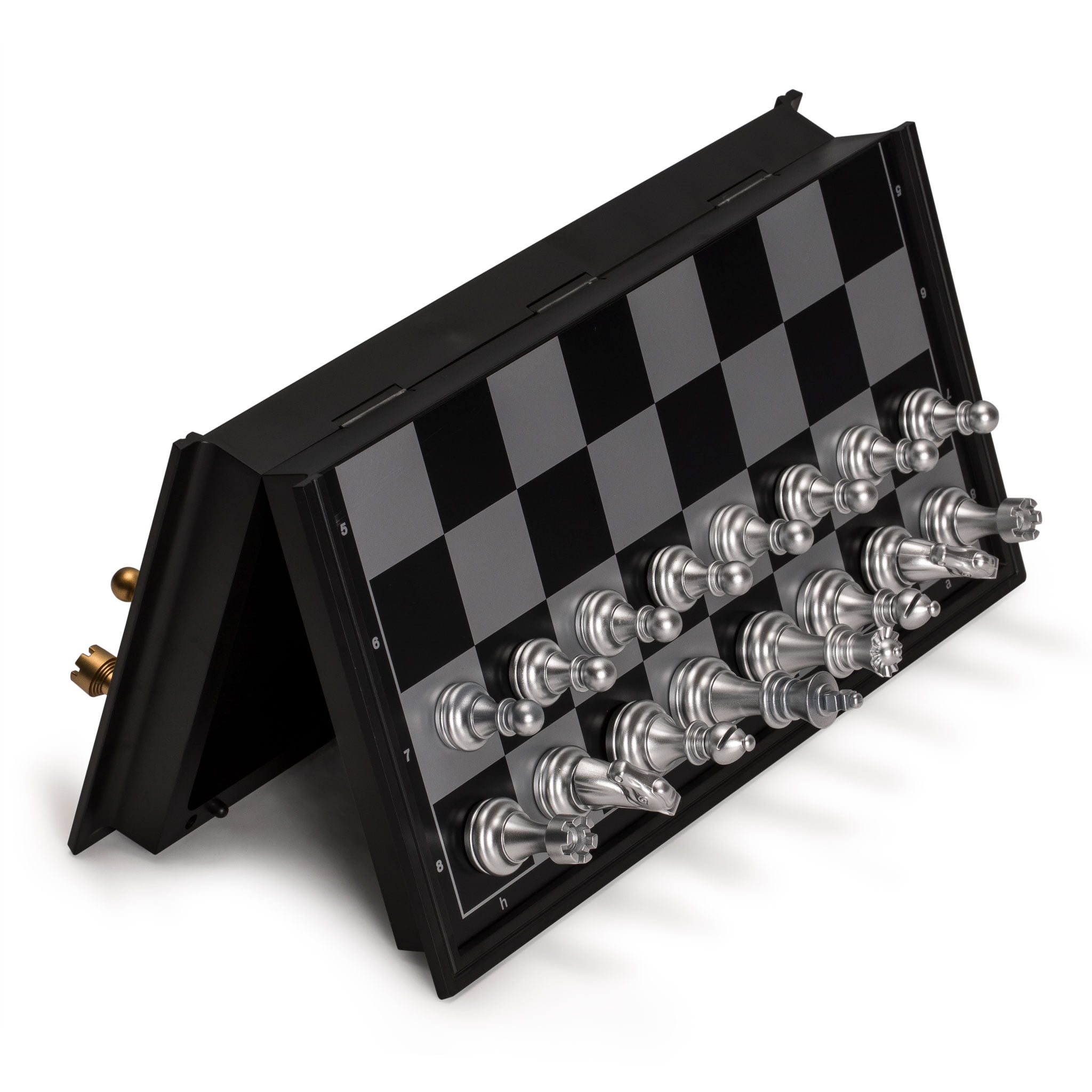 Luoyer 9.8 Inch Portable Travel Chess Set Magnetic Folding Chessboard Small  Chess Board Game Sets Strategic for Teens Adults Beginners
