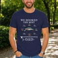 thumbnail image 4 of Jollimate Custom Name T-shirt, We Hooked The Best Dad Shirt, Fishing Dad Gift, Fisherman Gift, 4 of 6