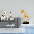 thumbnail image 2 of Esculturas de elefantes Estatuas de elefantes Figuras de elefantes Figura de delfín Material de resina cerámica Adecuado para regalar Decoración del h, 2 of 8