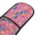thumbnail image 2 of Dailycode Double Sided Oven Mitt with Loop Heat Resistant Kitchen Long Potholders 7" x 35" Cute Clown and Polka Dots, 2 of 6