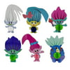 Trolls Party Favors, 6pcs Cartoon Troll Honeycomb Centerpieces, Table Topper for Birthday Party Decoration, Double Sided Cake Topper, Party Supplies for Kids, Photo Booth Props