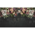 thumbnail image 3 of GK Wall Design  Dark Floral Soft Rose Peony Blossom Peel&Stick Wallpaper H:35"  x W:55", 3 of 3