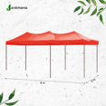 thumbnail image 2 of Carpa 3x6 m Jardimanía, Toldo Antisombra con Protección de Rayos UV. rojo JARDIMANÍA OutdoorTent3x6, 2 of 5
