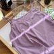 thumbnail image 4 of Pijama de manga corta para mujer, ropa interior térmica de invierno, color liso, cálida, sin costuras, resistente al frío, sin mangas, de poliéster., 4 of 7