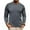 Grey, variant on PMUYBHF Linen Shirts for Men White Autumn and Winter Loose Round Neck Long Sleeve Men's Basic Long Sleeve Sweater Men Shirt Black Button Mens Red Dress Shirt
