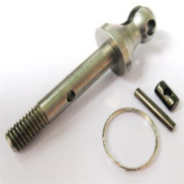 Eje de rueda reforzado Bewildely RCGOFOLLOW 1/10 acero inoxidable para SLASH 4x4 RC modelo plata