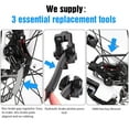 thumbnail image 5 of 4 Pairs Bike Brake Pads with 3 Installation Tools, Compatible for Shimano Brake Pads Deore XT SLX Hone Alfine Saint LX M596 M595 XTR M975 M966 M965 Disc Brake MTB Bicycle Brake Pads, 5 of 7