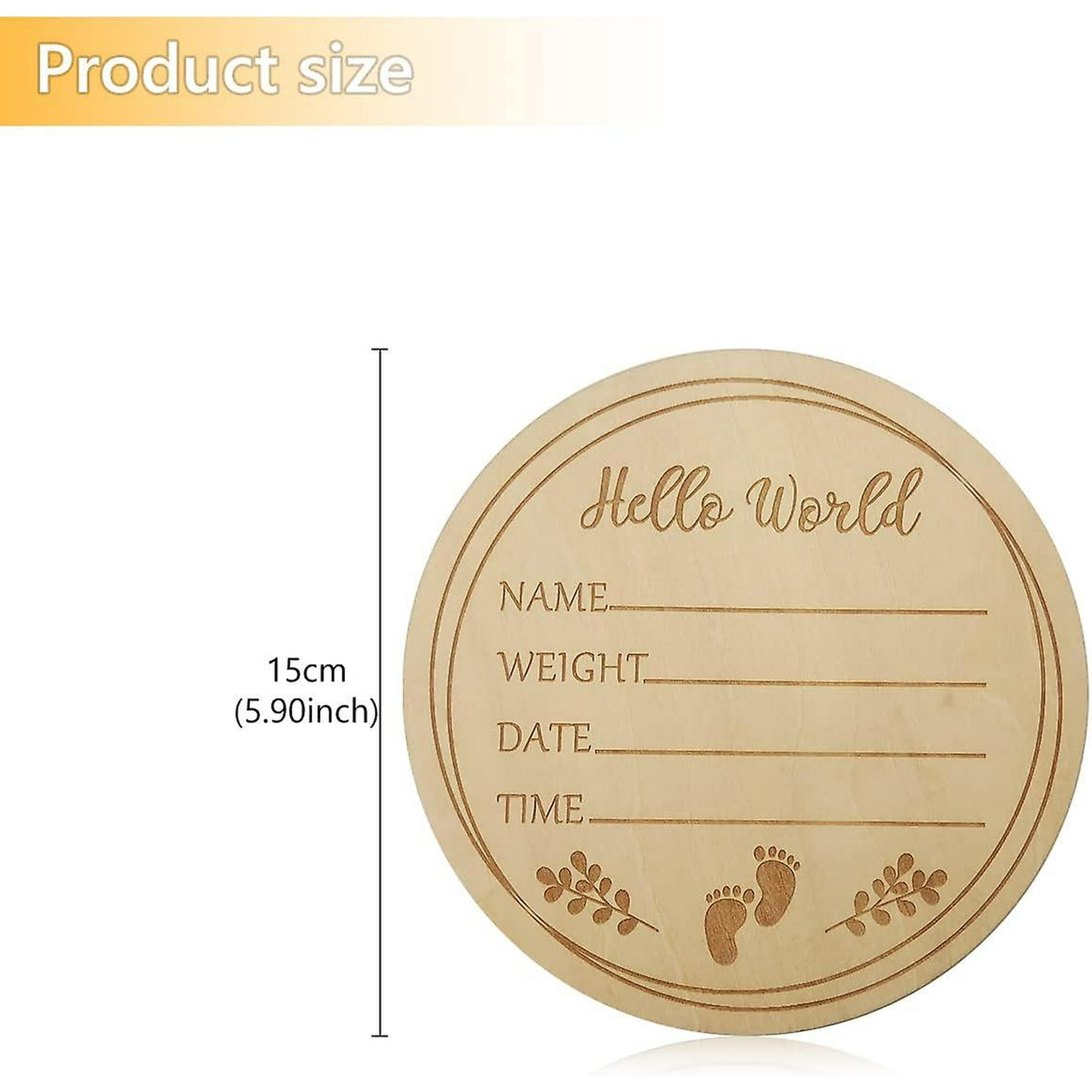 Panneau Personnalisé D'annonce De Naissance De Bébé Pour Hôpital En