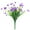 Purple, variant on Spencer 6 Bundles 12.2 inches Baby Breath Artificial Flowers, UV Resistant Faux Outdoor Flowers, Fake Plastic Flowers Bulk for Cemetery Wedding Party Home Decor (White)