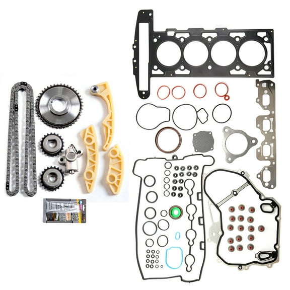 ECCPP Timing Chain Kit Replacement for Chevrolet for Pontiac for Malibu HHR Cobalt G5 2.2L