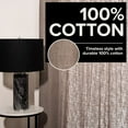 thumbnail image 3 of Quality Home Cotton Weave Textured Curtains, 3 of 5