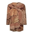 thumbnail image 5 of Sleeveless Tops for Women Casual Summer Long Valentines Day 3/4 Sleeve Shirt Simple, 5 of 5