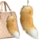 thumbnail image 4 of Llavero Piel Esponjosa Enorme Cola Sintética para Bolsos Y Llaves, 4 of 9
