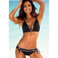 thumbnail image 3 of LASCANA Women's Loop Classic Bikini Swimsuit Bottom Constrast Stitching, 3 of 6
