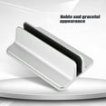 thumbnail image 2 of Adjustable Aluminum Vertical Laptop Stand NoteBooks Holder Space Saving Bracket, 2 of 8