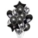 thumbnail image 3 of Bewildely 14 unids/set globo de fiesta vacaciones boda cumpleaños fiesta decorativa aluminio Kits de decoración para fiestas negro, 3 of 6