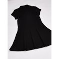 thumbnail image 4 of Vestido tipo polo de manga corta para niñas de The Children's Place, negro, 4 of 4