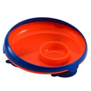 The First Years Inside Scoop Dip Plate, Orange/Blue