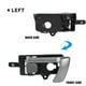 thumbnail image 3 of Left +Right Side Interior Inner Door Handle for 2007-2012 Hyundai Santa Fe with Gray Knob 82610-2B01, 3 of 5