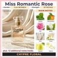thumbnail image 2 of Seamless Hold Miss Romantic Rose Citrus Rose Patchouli Perfume for Women Parfum | Inspired Luxury Fragrance | Long-Lasting Scent - 1 oz (30 ml), 2 of 6