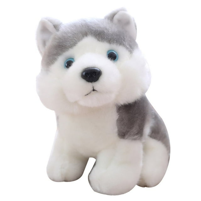Cute Simulation Puppy Dog Plush Toy Dolls for Children Husky Shape Stuffed Animals Gift