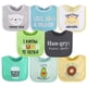 thumbnail image 1 of Juego de Baberos The Peanutshell Blanco Suaves y Absorbentes Unisex para Bebés, 1 of 6