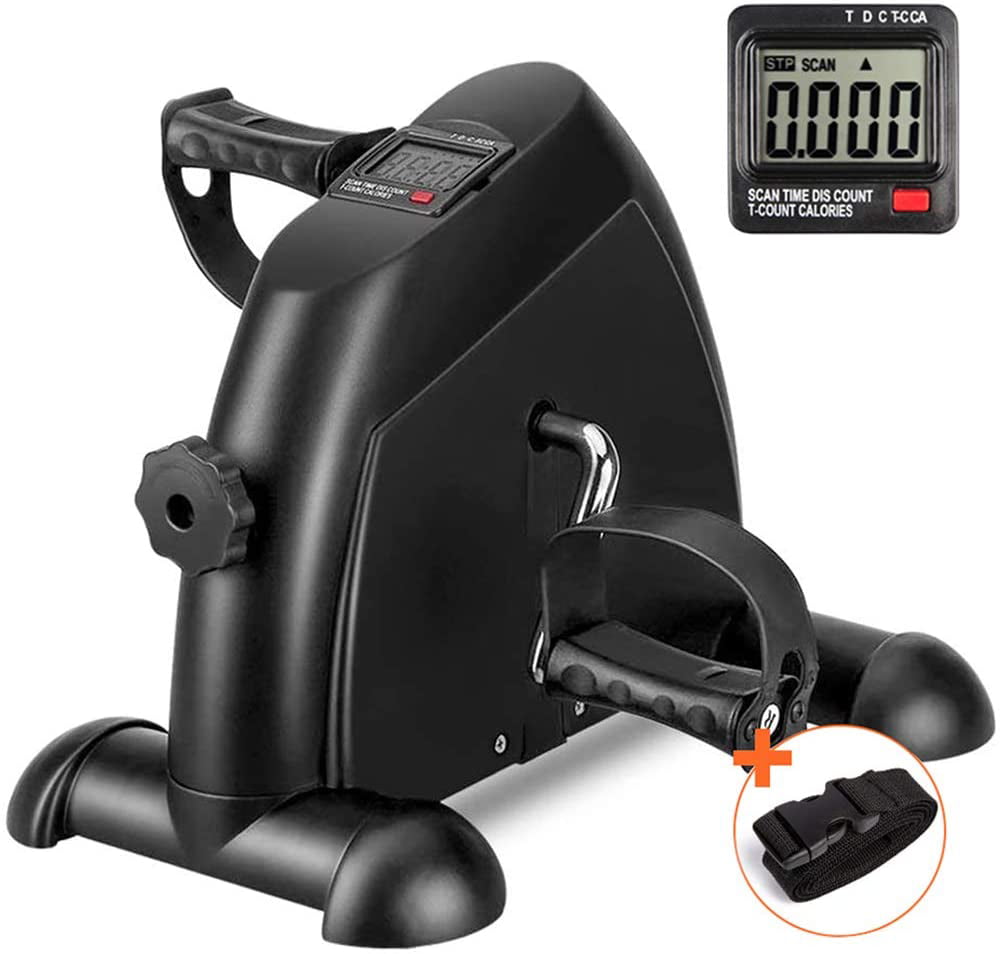Details about   Pedal Exerciser Under Desk Mini Arm Leg Exercise Bike with LCD Screen Display 