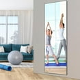 thumbnail image 4 of Shatterproof Mirror for Kids,Full Length Mirror for Wall,x4 Pcs, Unbreakable Mirror over The door, Home Gym Body Mirror Workout, Long Mirror for Bedroom Closet Tiles, 4 of 5