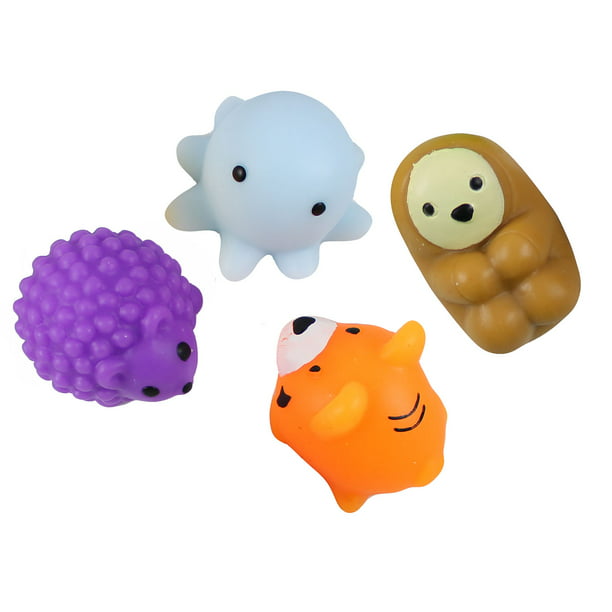 Set of 4 Mochi Animals - Cute - Sensory, Stress, Fidget Party Favor Toy - Walmart.com
