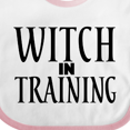 thumbnail image 4 of Inktastic Witch in Training Boys or Girls Baby Bib, 4 of 4