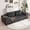 Black, variant on YINIX 107" Cloud Sofa Couch, Oversized Chenille Deep Seat Couch, 3-Seater Compressed Sofa with Wide Armrests, No Assembly Living Room Furniture, Gray