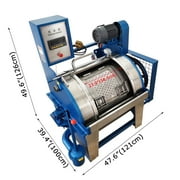 33LBS Horizontal Industrial Washing Machine Large Fully Automatic 220V