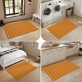 thumbnail image 4 of Entryway Rug 2'x3', Geometric Stripes Orange Kitchen Runner Rugs Non-Slip Carpet Mats, Polka Dots Abstract Retro Bedside Rugs Runners Washable Floor Carpet for Bathroom Laundry Room, 4 of 7