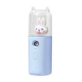 thumbnail image 3 of Facial Mister,Facial Mist Sprayer 30ml USB Rechargeable Cute Moisturizing Mini Face Humidifier with Colorful Light Sprayers Handy Facial Hydration Skin Moisturize  Sprayer, 3 of 8